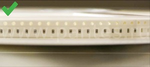 Электронные компоненты в ленте в катушке